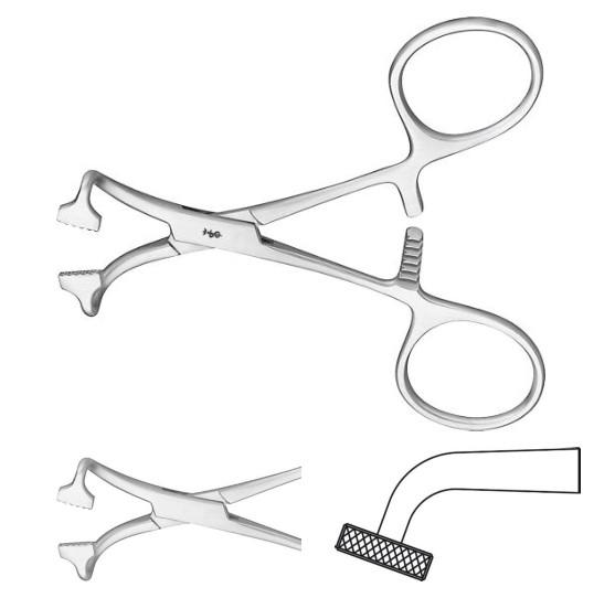 КОРНЦАНГ ДЛЯ БІЛИЗНИ ТОМАС, ВИГНУТИЙ, 100 ММ